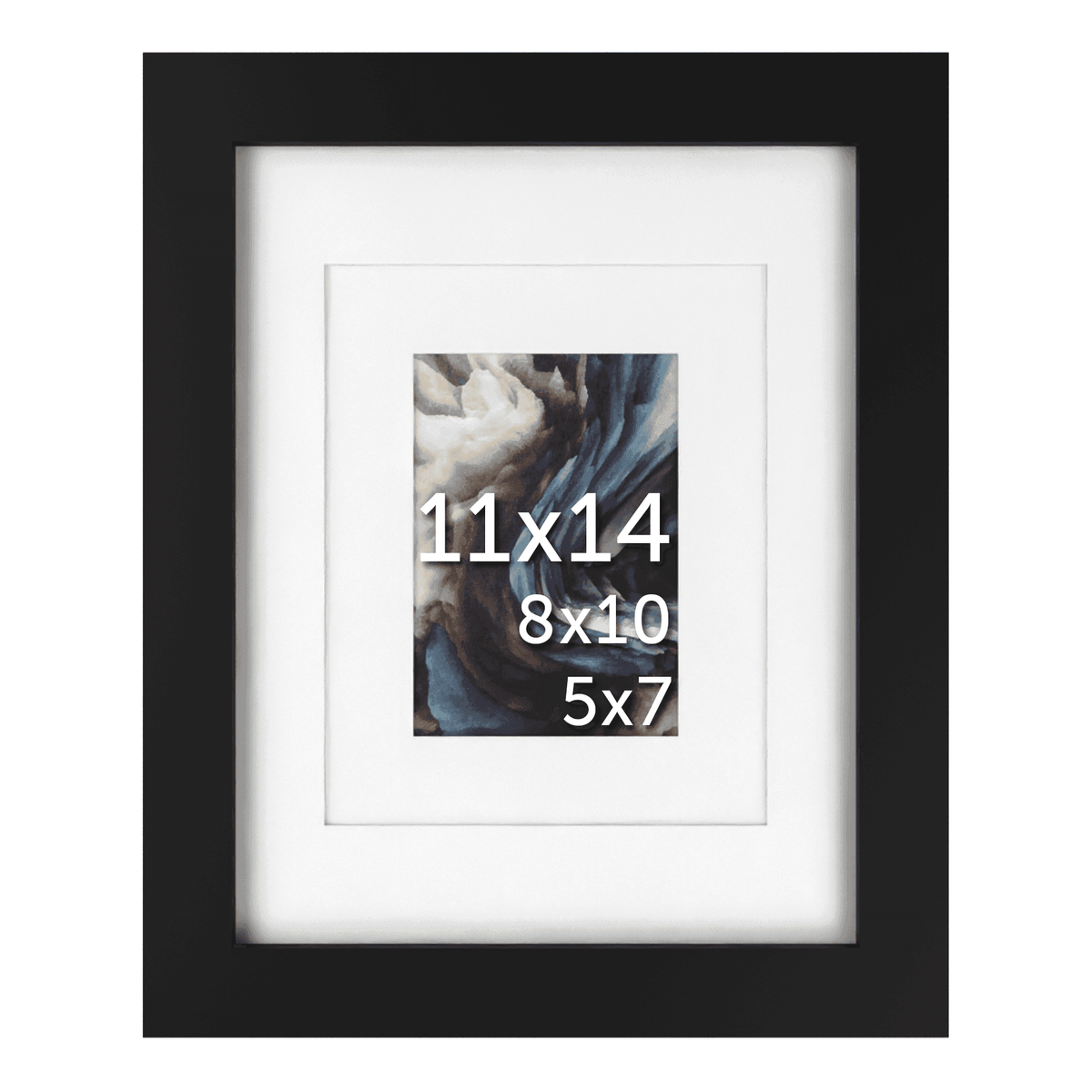 8.5x11 frame example